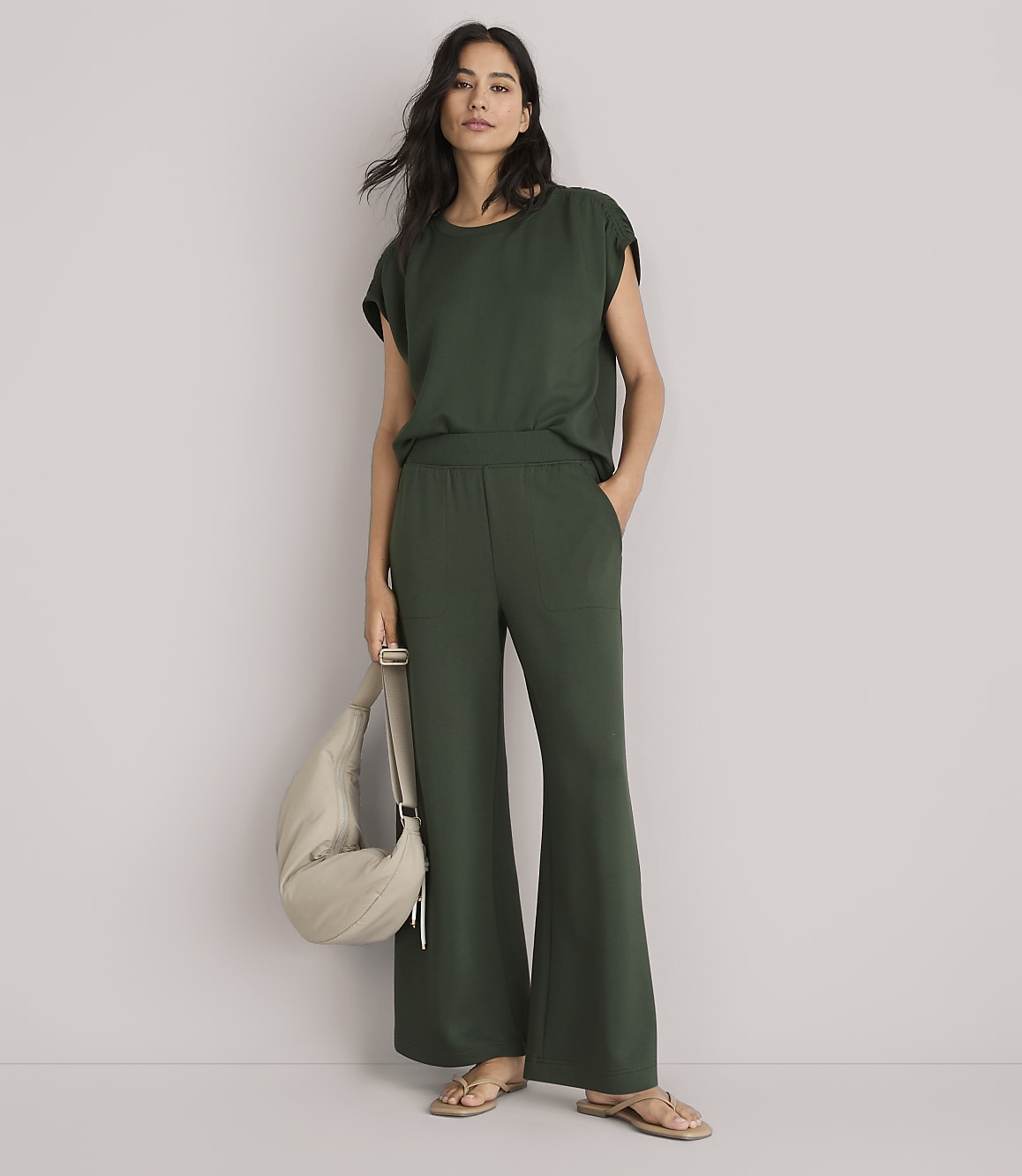 Petite Lou & Grey Scubasoft Wide Leg Pants