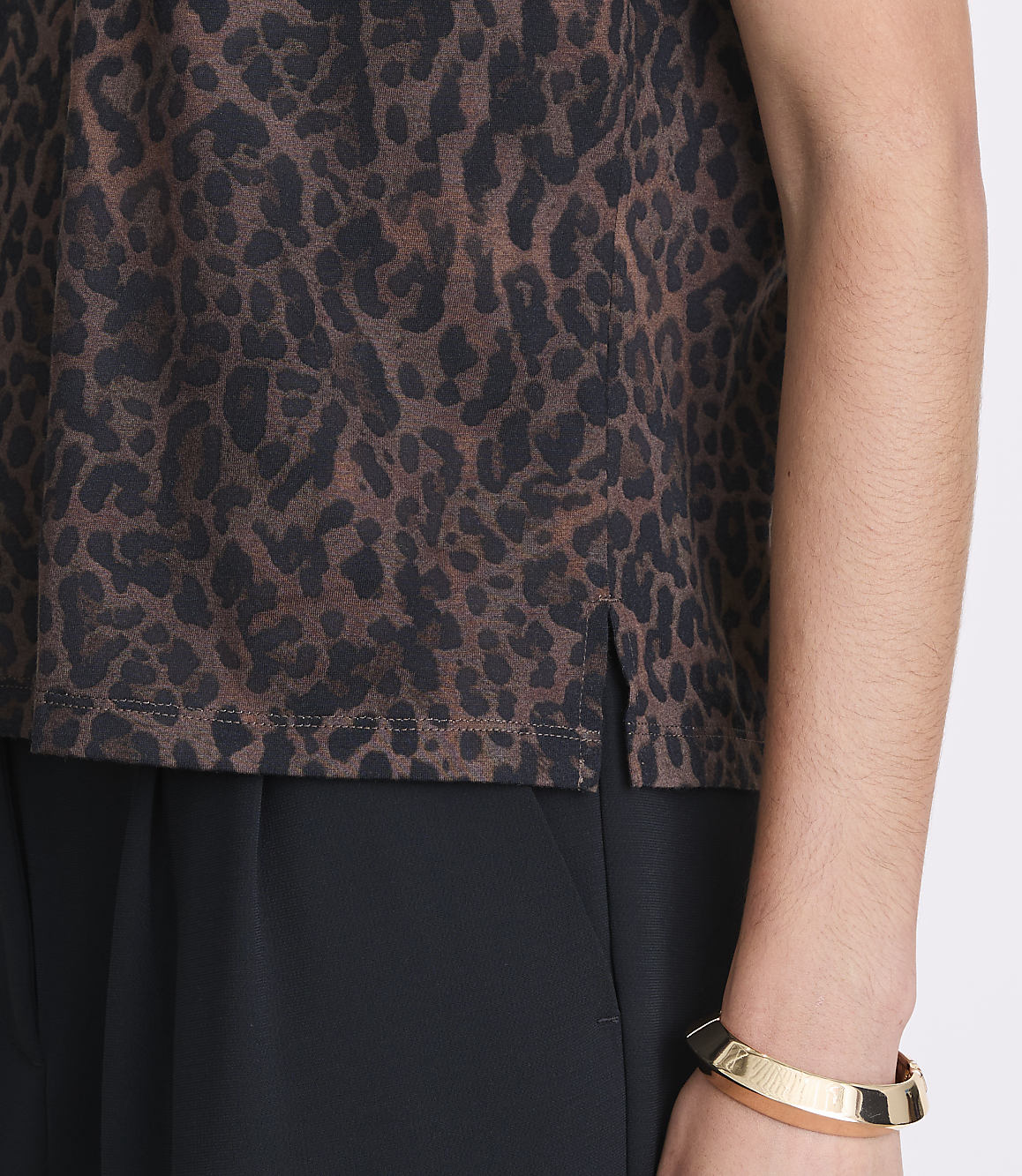 Petite LOFT Versa Leopard Print Tee
