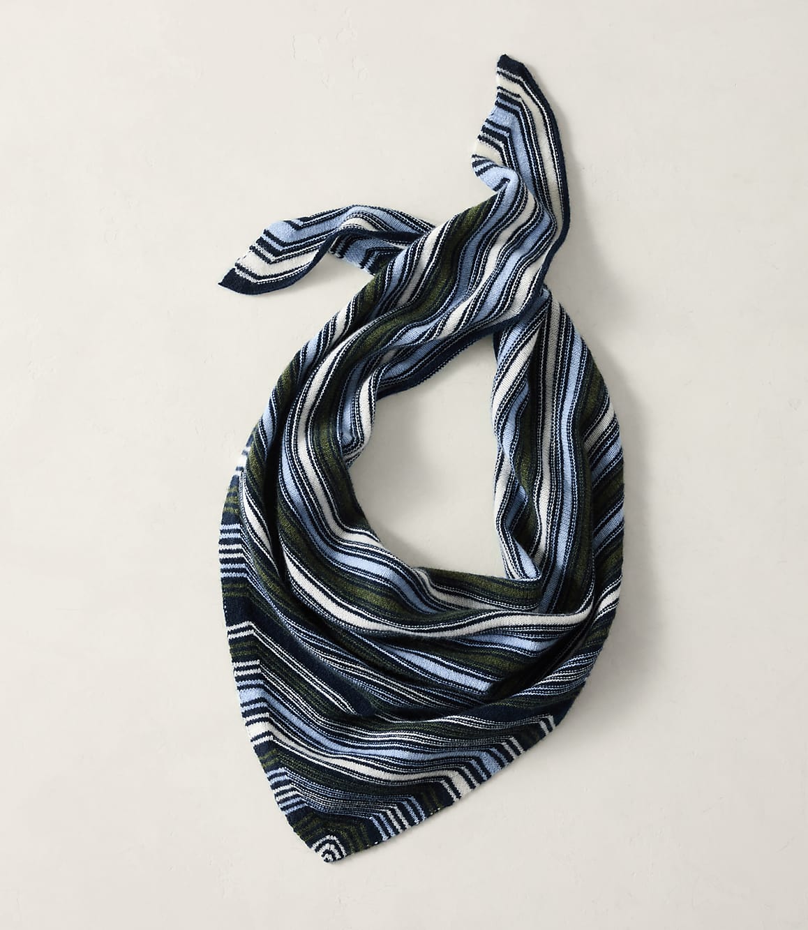 Haven Well Within Cashmere Striped Triangle Scarf