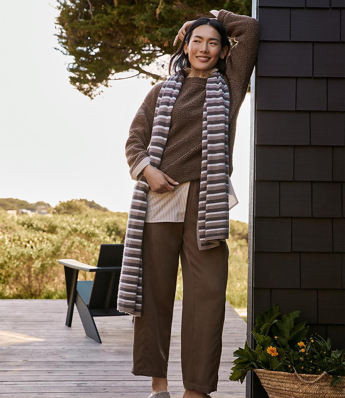 Haven Well Within Cashmere Striped Scarf