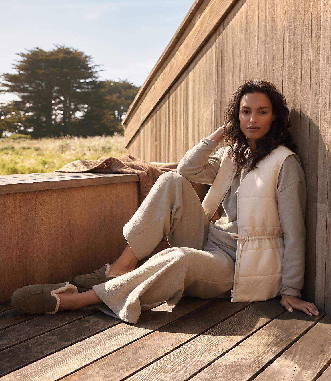 Haven Well Within Suede and Sherpa Moccasin Clogs