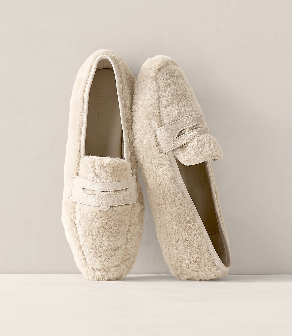 Haven Well Within Sherpa and Leather Moccasins