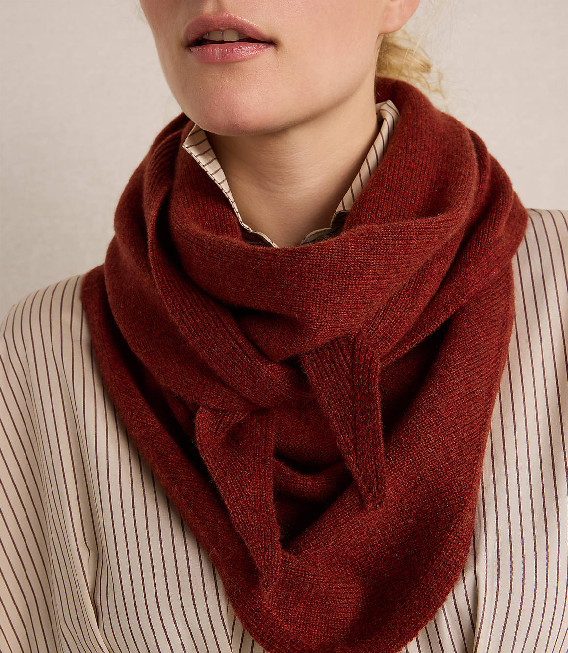 Haven Well Within Cashmere Oversized Triangle Scarf