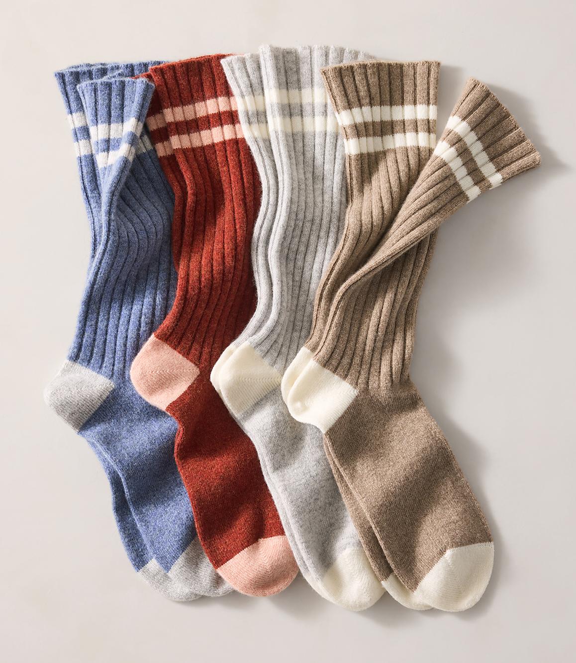 Haven Well Within Cashmere Collegiate Stripe Socks