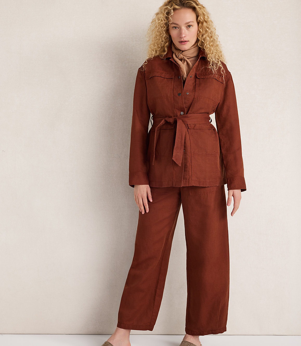 Haven Well Within Linen Blend Dobby Field Jacket