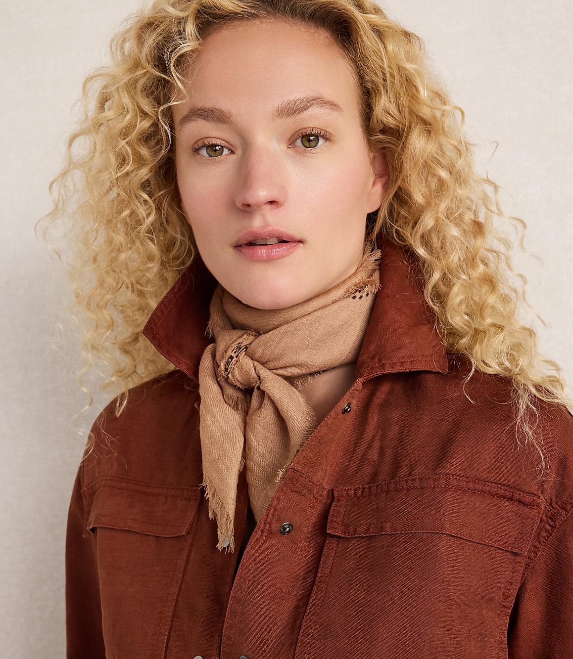 Haven Well Within Linen Blend Dobby Field Jacket