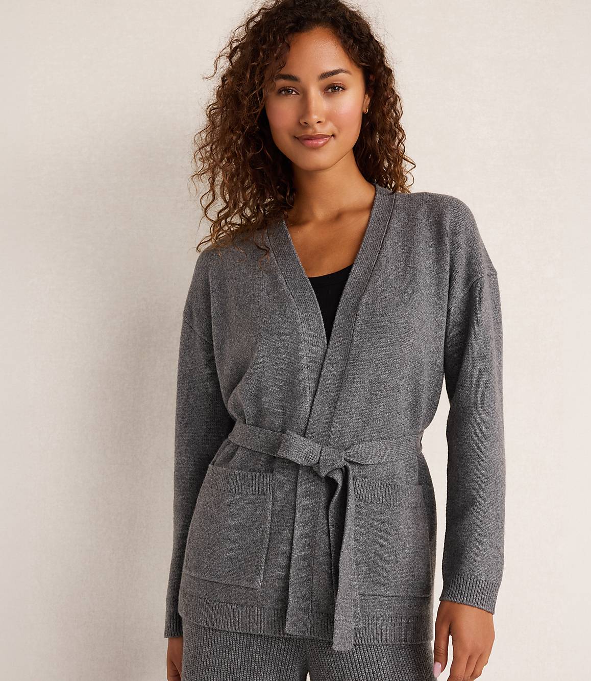 Haven Well Within  Cotton Blend Belted Cardigan