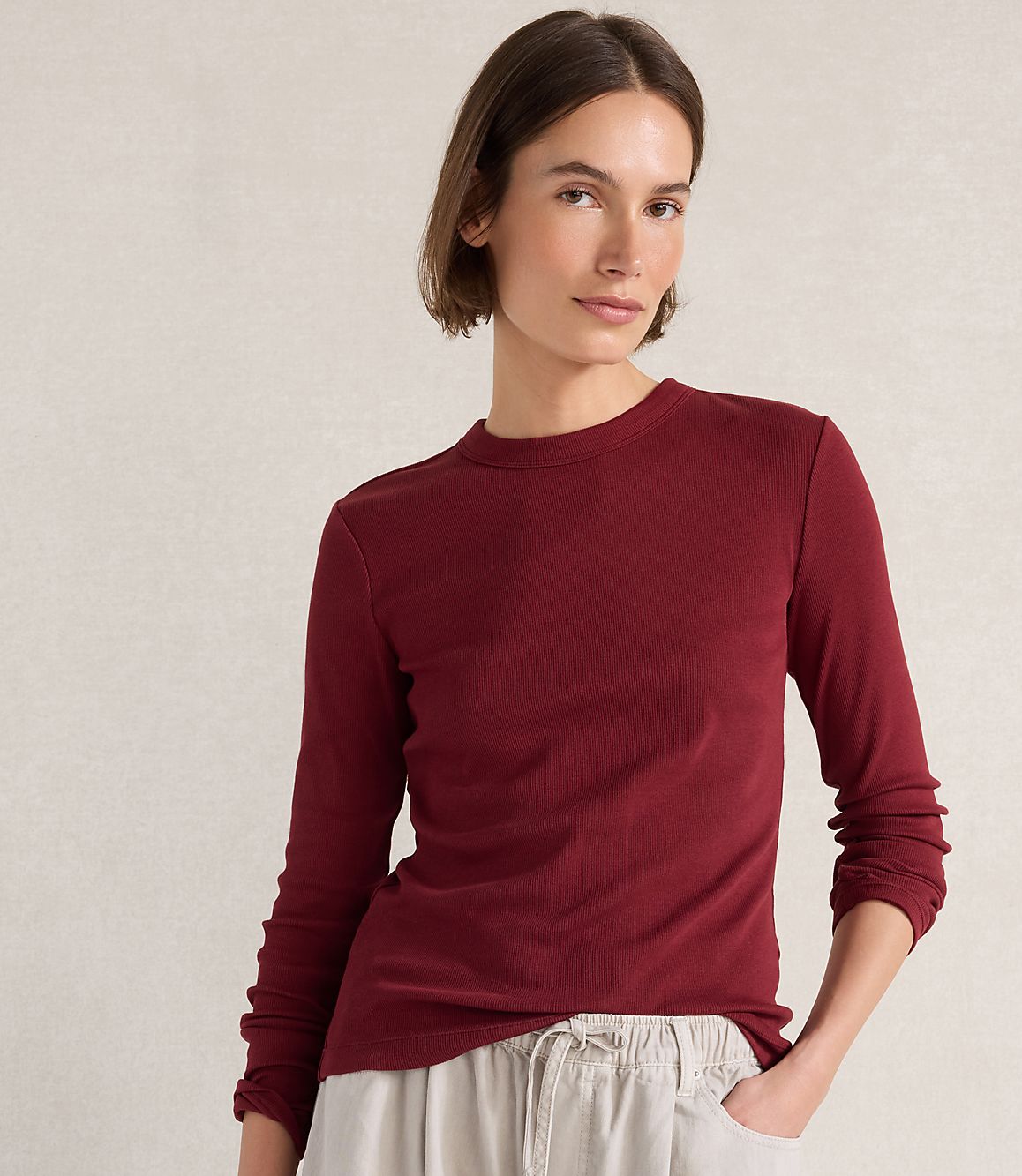 Haven Well Within Essential Organic Cotton Long Sleeve Tee