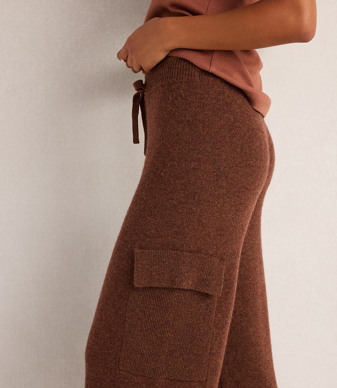 Haven Well Within Cashmere Wide Leg Cargo Pants
