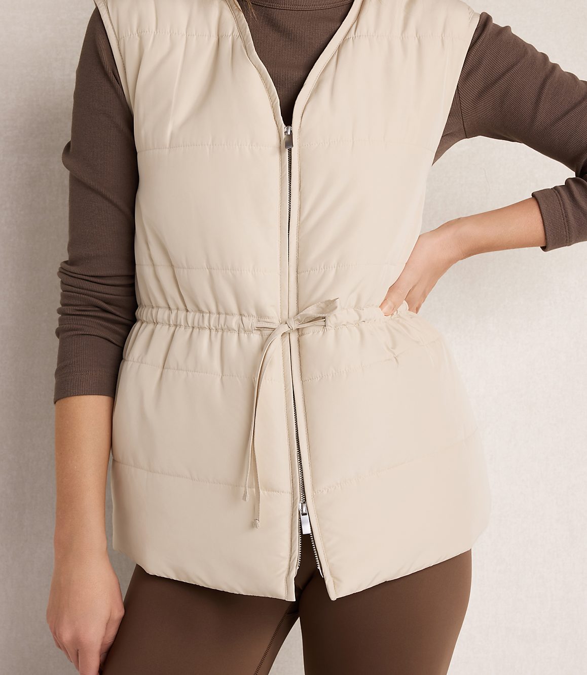 Haven Well Within Balance Woven Quilted Puffer Vest