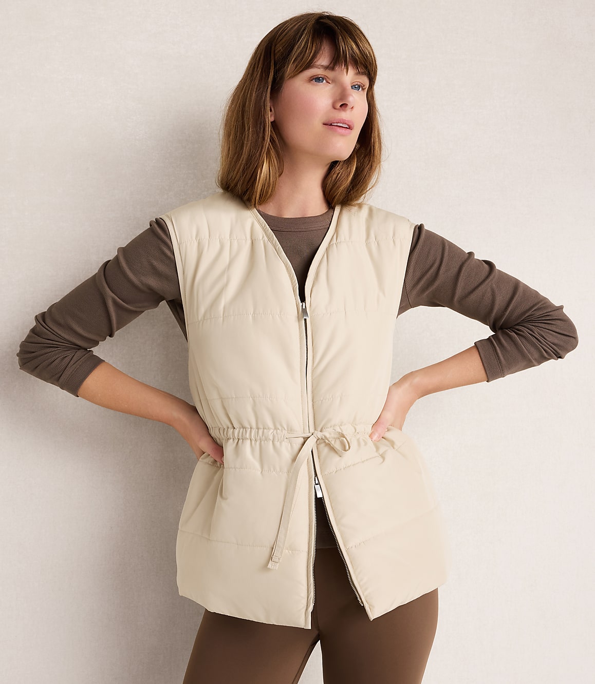 Haven Well Within Balance Woven Quilted Puffer Vest