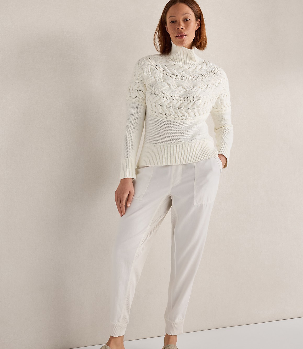Haven Well Within The Effortless Twill Jogger in Organic Cotton