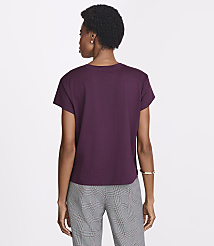 Petite LOFT Versa Relaxed Tee carousel Product Image 3