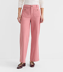 Palmer Wide Leg Crop Pants in Twill carousel Product Image 2