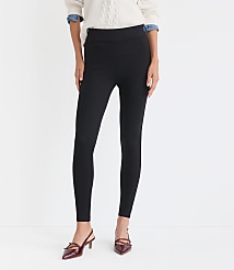 Petite Seamed Ponte Leggings carousel Product Image 2