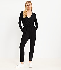 Lou & Grey Signature Softblend Crossover Jumpsuit carousel Product Image 1