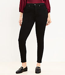 Curvy High Rise Skinny Jeans in Black carousel Product Image 1