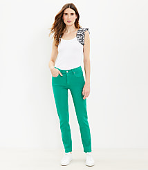 Girlfriend Jeans in Cove Green carousel Product Image 3