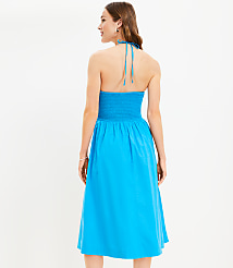 Keyhole Halter Midi Dress carousel Product Image 3