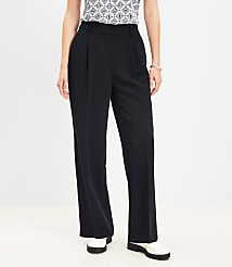Curvy Peyton Trouser Pants in Crepe carousel Product Image 1