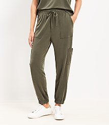 Lou & Grey Sandwashed Cargo Pants carousel Product Image 1