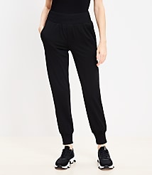 Lou & Grey Ribtrim Luvstretch Joggers carousel Product Image 1