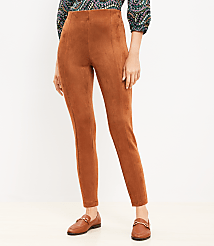 Faux Suede Leggings carousel Product Image 1