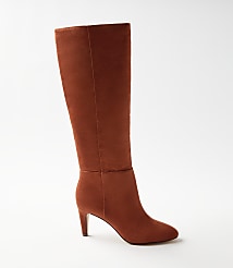 Seamed Heeled Tall Boots carousel Product Image 3