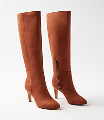 Seamed Heeled Tall Boots carousel Product Image 1
