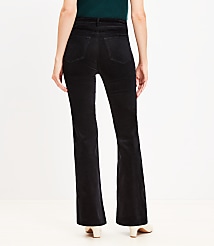 Five Pocket Slim Flare Pants in Velvet carousel Product Image 3