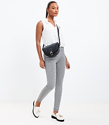 Micro Houndstooth Leggings carousel Product Image 2