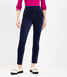 Mariner Skinny Pants in Velvet carousel Product Image 1