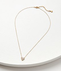 Demi Fine Sparkle Heart Necklace carousel Product Image 1