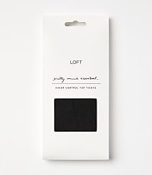 Sheer Control Top Tights carousel Product Image 1