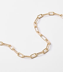 Textured Chain Link Necklace carousel Product Image 2