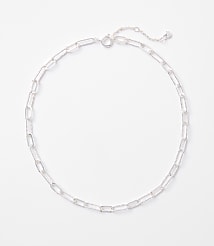 Textured Chain Link Necklace carousel Product Image 1