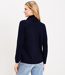 Ribtrim Turtleneck Tunic Sweater carousel Product Image 2
