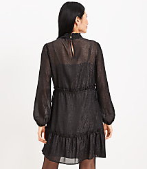 Smocked Neck Tiered Swing Dress carousel Product Image 3
