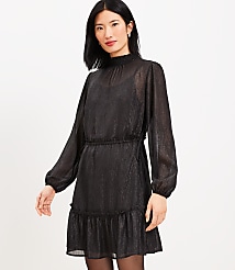 Smocked Neck Tiered Swing Dress carousel Product Image 1