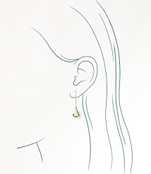 Pull Through Drop Earrings carousel Product Image 2