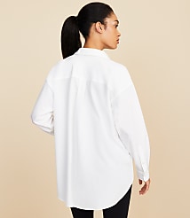 Lou & Grey Oversized Wanderweave Pocket Tunic Shirt carousel Product Image 3