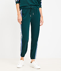 Lou & Grey Side Striped Cozy Cotton Terry Joggers carousel Product Image 2