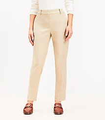 Curvy Riviera Slim Pants in Doubleweave carousel Product Image 1