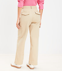 Curvy Structured Cargo Pants in Twill carousel Product Image 2