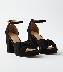 Knotted Platform Heels carousel Product Image 1