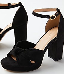 Knotted Platform Heels carousel Product Image 2