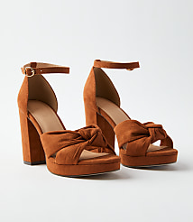 Knotted Platform Heels carousel Product Image 1