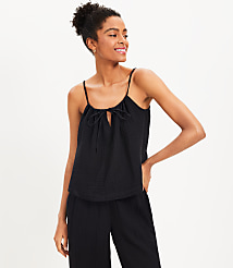 LOFT Beach Triple Cloth Tie Neck Cami carousel Product Image 1
