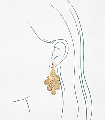 Metallic Chandelier Earrings carousel Product Image 2