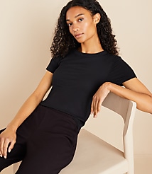 Lou & Grey Ribbed Bra Tee carousel Product Image 1